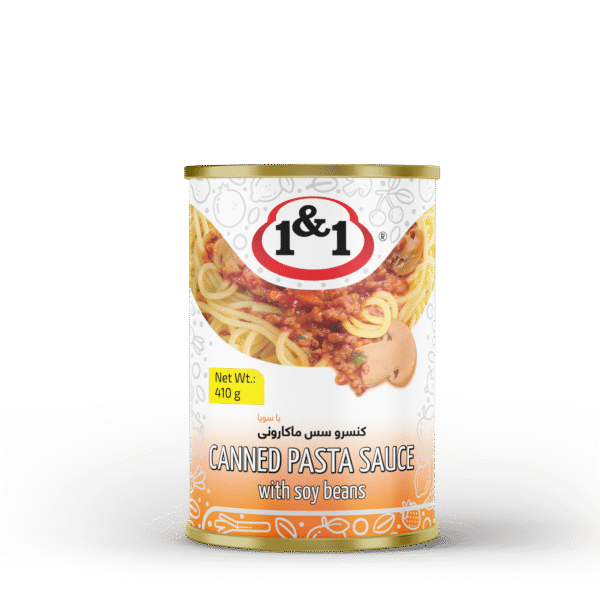canned pasta sauce with soy beans
