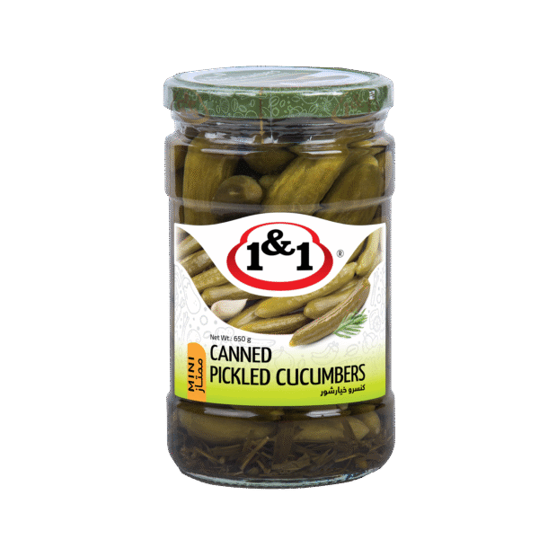 canned Pickled Cucumbers (mini )