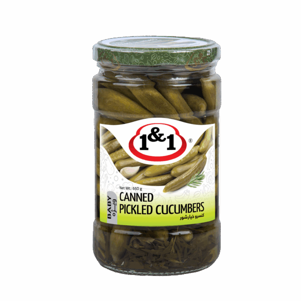 (canned pickled cucumbers (baby